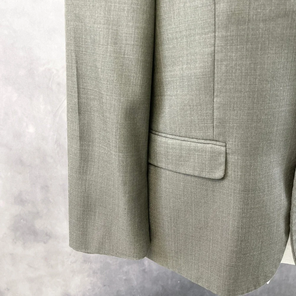 Caravelli Collezione Mens Blazer 42S Gray Two Button‎ Sport Coat Heritage Office